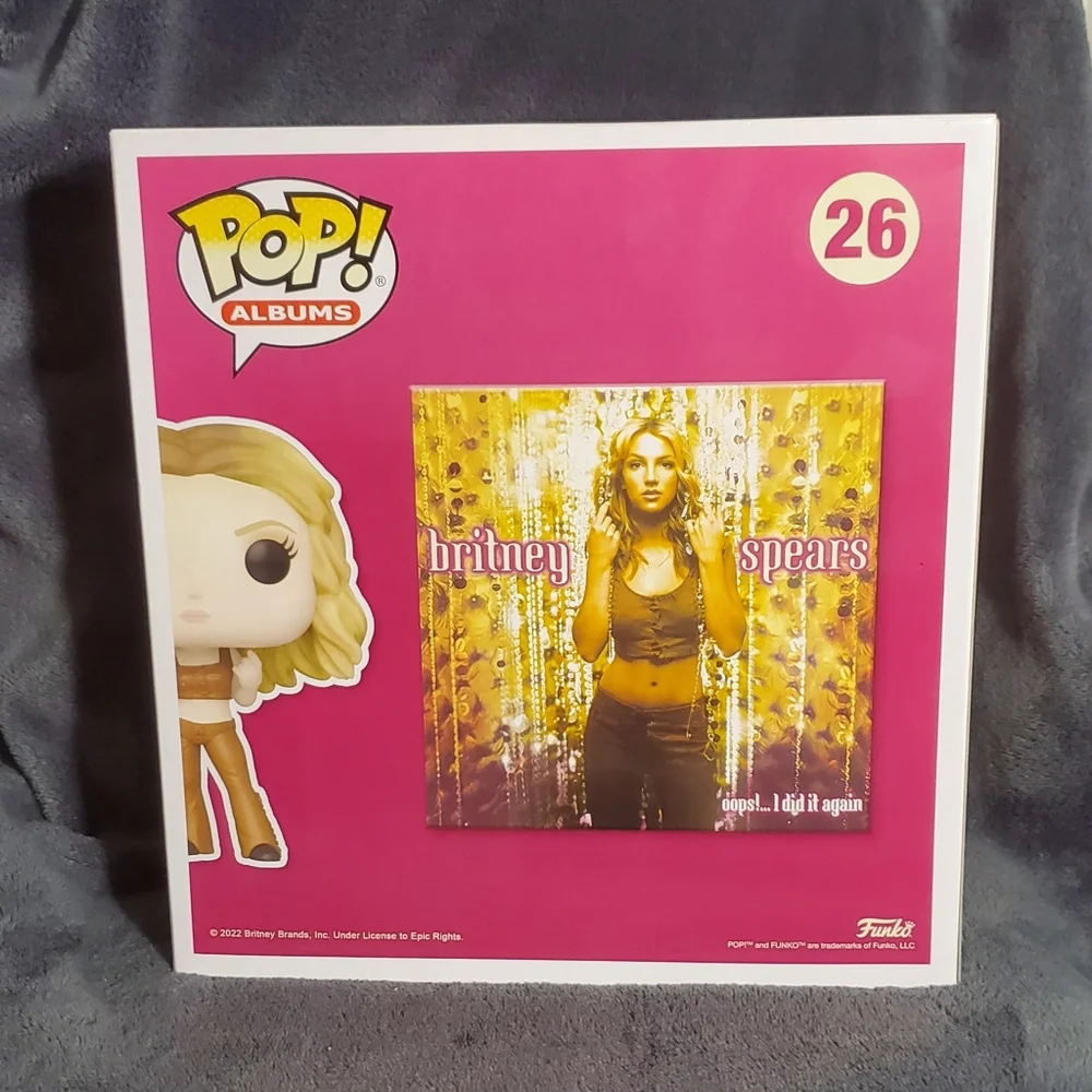 FUNKO Pop Albums: Oops!... I Did It Again Britney Spears #26 Special…